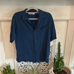 100 percent silk navy